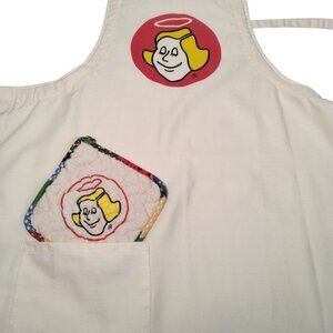 Vintage Good Sam Camping RV Club Kitchen Apron And Potholder Company Logo Cook